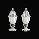 Georg Jensen. 
Sterling Silver 
Salt & Pepper 
Set #741-  
Acorn / Konge - 
1933-44 
Hallmarks
Design ...