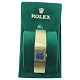 Rolex; Ladies wristwatch of 18k gold with a blue dial