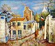 Vantore, Mogens 
(1895 - 1977) 
Dänemark.: 
Szene von 
Montmartre. 
Paris.
 Unterzeichnet. 
Öl auf ...
