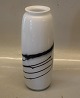 Atlantis, Holmegaard Vase 26 cm Blå sort Atlantis 1981
