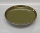 Timiana Aluminia Copenhagen Faience Green Magnus Stephensen 1958. 2829 Footed 
bowl 4 x 21,5 cm