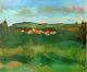 Dänischer 
Künstler, 20 
Jh. Landschaft. 
Öl auf 
Leinwand. 
Signiertes 
Monogramm: 
SB52.
Eingerahmt.
