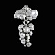 Georg Jensen 
Drue Broche i 
Sterling Sølv 
#217B.
Tegnet af 
Harald Nielsen 
1892 - 1977 in 
...