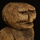 Holzfigur in Form von einem Mann. Dänemark oder Schweden um 1880-1900. H: 80cm. 
B: 24cm