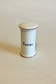 Bing & Grondahl 
Timian (Thyme) 
Spice Jar No 
497 from the 
Apothecary 
Collection 
designed by Bo 
...