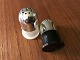 Salt & 
Peberset, 830 
silver with 
plastic base, 
5cm high, Cohr 
* Nice with a 
little wear and 
tear *