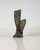 Abstrakt figur 
i bronze nr. 
72/175 + nr. 
49/175
Design af Knud 
Erik 
Christiansen, 
signeret ...