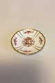 Dahl Jensen 
Dronning Cake 
Plate with Gold 
and Pierced 
Border. 
Measures 12 cm 
/ 4 23/32 in.