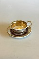 Empire style 
cup decorated 
with roses and 
gold. 
Presumably 
Russian. From 
1860-1880. 
Measuring ...