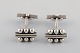 Et par Georg 
Jensen art deco 
manchetknapper 
i sterlingsølv. 
1915-1930. 
Modelnummer 61.
I flot ...