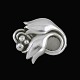 Georg Jensen, 
Broche / Clip i 
Sterling Sølv 
#100A - 1933-44 
Stampler.
Tegnet af 
Georg Jensen 
...