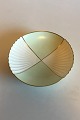 Royal 
Copenhagen 
Service with 
green 
decoration with 
gold on form 
507(Herregaard) 
Bowl No 3420. 
...