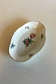 Royal Copenhagen Saksisk Blomst, Glat Ovalt fad No 493/9026