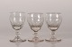 Kastrup 
Holmegaard 
Glasværk
Gamle tønde 
formede glas 
med 
facetslibninger
Højde ca. 9,5 
cm - ...