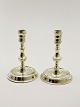 A pair of 
næstved brass 
candlesticks H. 
16.5 cm. 19th 
century. No. 
356702