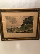Original 
Radering af 
Axel Holm år 
1916
Kysten ved 
Knudshoved
Højde med 
ramme: 30 cm 
Bredde: 38 ...