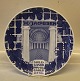 #119 Royal Copenhagen Collector Plate 1911  Carlsberg Collumns   25 cm