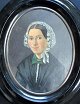 Danish artist 
(19th century): 
Female 
portrait.