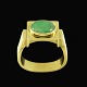 Knud V. 
Andersen. Ring 
i 14k guld med 
jade. 1960erne.
Tegnet og 
udført af Knud 
V. Andersen - 
...