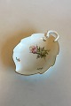 Bing & Grondahl Saxon Flower, Handpainted Leaf shaped Cake Plate