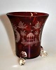 Bohemian vase, 
20th century.