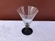 KastrupGlassworks, 
AaseGlas with 
black foot, 
12.5cm high, 
8.5cm in 
diameter * 
Perfect 
condition *