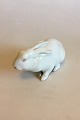 Royal 
Copenhagen 
Figur af Albino 
Kanin. Måler 
20,5 cm