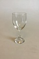 Holmegaard 
Imperial 
Hvidvinsglas. 
Måler 14 cm