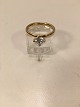 Solitaire Ring.
Hvid safir 0,5 
ct.
Guld 8k 333
Mester 
stempel: HHN 
(Hans Henrik 
Nygaard - ...