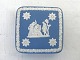 Wedgwood, 
Jasperware, 
Quadratische 
Schachtel, 10 
cm / 10 cm, 5 
cm hoch, * 
Guter Zustand *