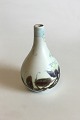 Bing & Grøndah 
Unikal Matteret 
vase af  Jo 
Hahn Locher No 
26. Måler 13 cm