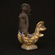 Helge Christoffersen, 1925-65, mermaid. Signed. H: 42cm