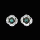 Georg Jensen. 
Sterling Silver 
Ear Clips with 
Amazonite #49 - 
1933-44 
Hallmarks.
Design by 
Georg ...