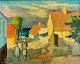 Nielsen, Svend 
(1908 - 1993) 
Danmark: Scene 
fra Svaneke, 
...