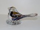 Holmegaard 
kunstglas, 
figur af fugl 
med farver.
Disse er lavet 
i 1970'erne som 
fusk på ...