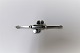 Georg Jensen. 
Sterling (925) 
Brooch. Design 
221. Produced 
1933-1945. 
Length 62 mm.