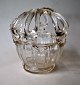 Brude krone i 
klar glas, ca. 
1900, Danmark. 
Højde.: 11 cm. 
Dia.: 11 cm. 
Lavet som glas 
fusk på ...