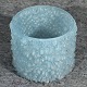 Unika 
urtepotteskjuler 
i lyseblåt 
glas, OBS 
afslag på en 
enkelt tap,
designet af 
Lene Bødker, 
...