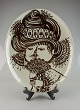 Platte i 
glaseret 
keramik med 
motivet Donna 
Elvira nr. 
1771/461
Design af 
Bjørn ...