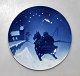 Bing & Grondahl 
Christmas plate 
1906, 
Copenhagen, 
Denmark
