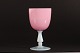 Probably Danish 
glass works
Large old 
glass with rose 
colored bowl 
and
stem and base 
of ...