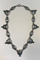 Georg Jensen 
Sterling Silver 
Necklace No 3 
Malachite