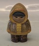 Nord. Inuit-pige 12 cm 1974  Lisa Larsson Gustavsberg Sverige