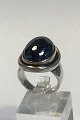 Georg Jensen Sterling Silver Ring  No 46A Hematite Ring