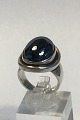 Georg Jensen 
Sterling Silver 
Ring  No 46A 
Hæmatit Ring 
Str 48 Vægt 
13.1 gr