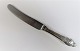 Evald Nielsen sølvbestik no. 6. Sølv (830). Frokostkniv. Længde 22 cm.
