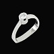 Georg Jensen. 
Solitairering i 
18k hvidguld 
med diamant 
0.20ct. 
1945-51.
0.20ct. 
brilliant.  Top 
...