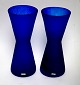 Kosta Boda, 
Stromboli vase 
i mat blå. 
Designet af 
Gunnel Sahlin i 
1995. Højde 32 
cm. Øverste ...