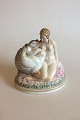 Royal 
Copenhagen 
Overglaze 
figurine Leda 
and the Swan No 
1946. 
Designed by 
Michael ...