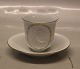 In stock:
281 Cup & 
saucer, wide 
gold rim "The 
Day " Angel in 
relief after 
...